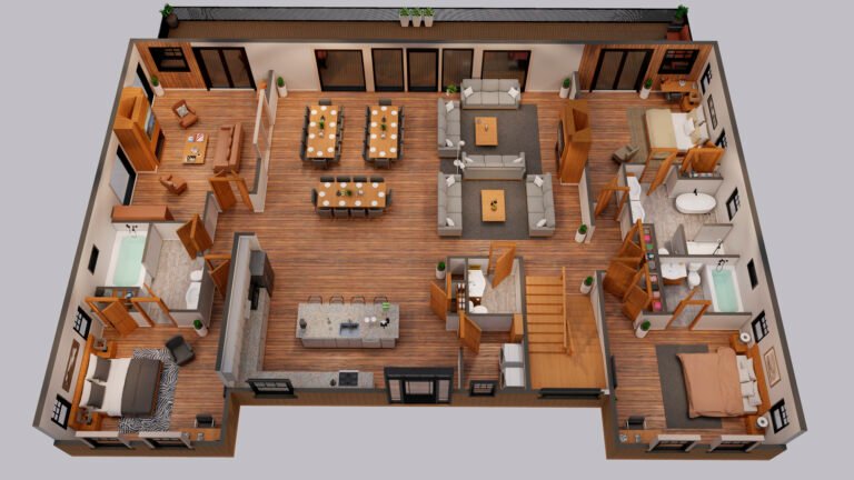 Diseño de planta 3d