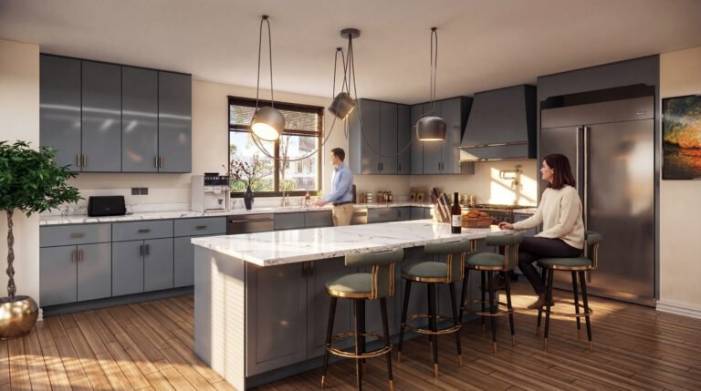 YantramStudio Interior Kitechen rendering3